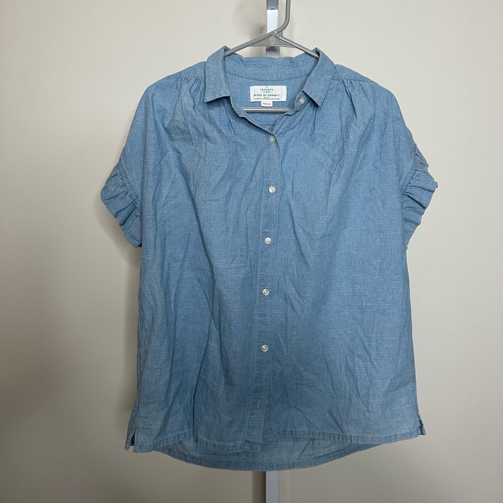 Birds Of Paradis By Trovata Blouse in Size M